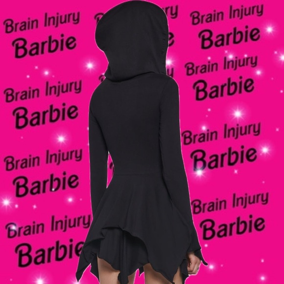 f is for fairies mini hooded dress - Picture 3 of 3